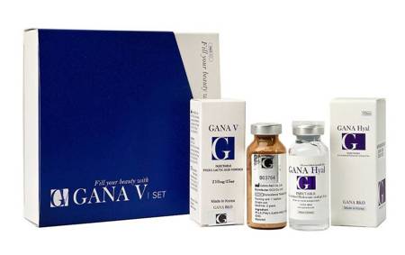 GANA V Set - PLLA polylactic acid + HA (2 vials)